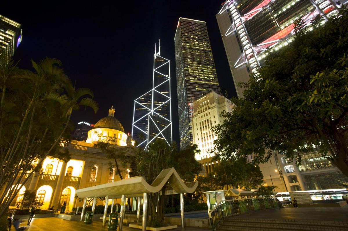 香港维多利亚港夜景图片第一辑