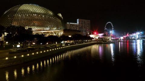 摩天轮景观图片