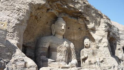 山西云冈石窟图片