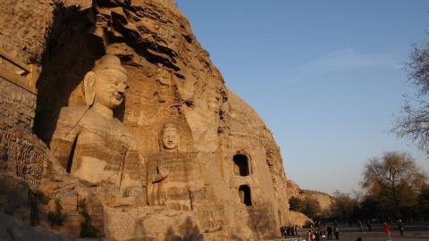 山西云冈石窟图片