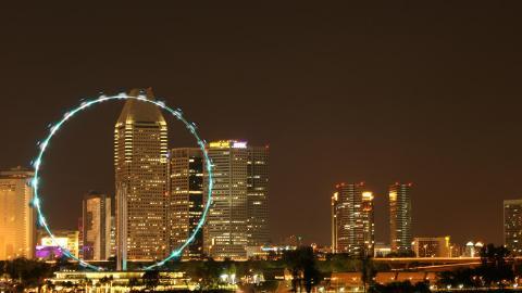 摩天轮景观图片