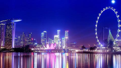 摩天轮景观图片