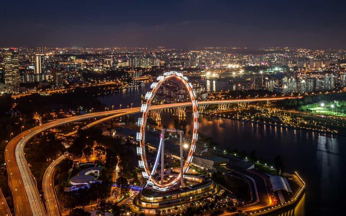 摩天轮景观图片