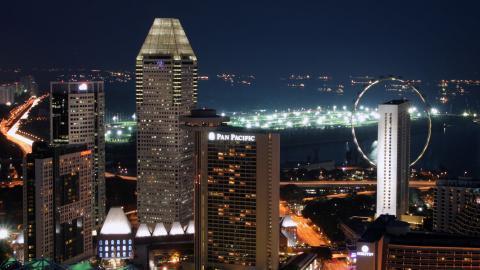 摩天轮景观图片