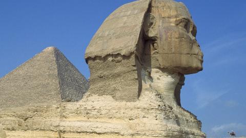 埃及法老和金字塔图片