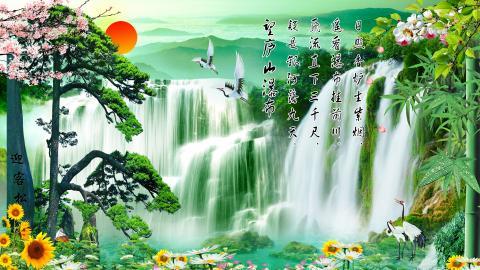 工笔画写意花鸟图片