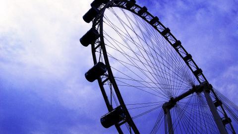 摩天轮景观图片