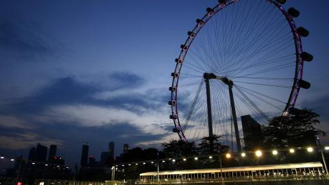 摩天轮景观图片