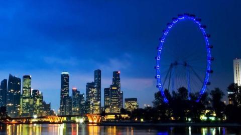 摩天轮景观图片