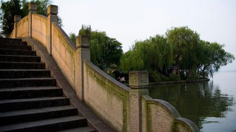 美丽的杭州西湖风光图片