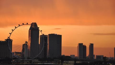 摩天轮景观图片
