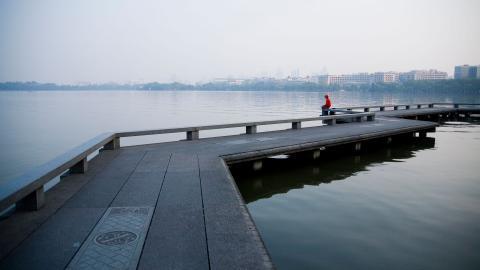美丽的杭州西湖风光图片