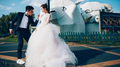 吴奇隆刘诗诗新西兰婚纱照