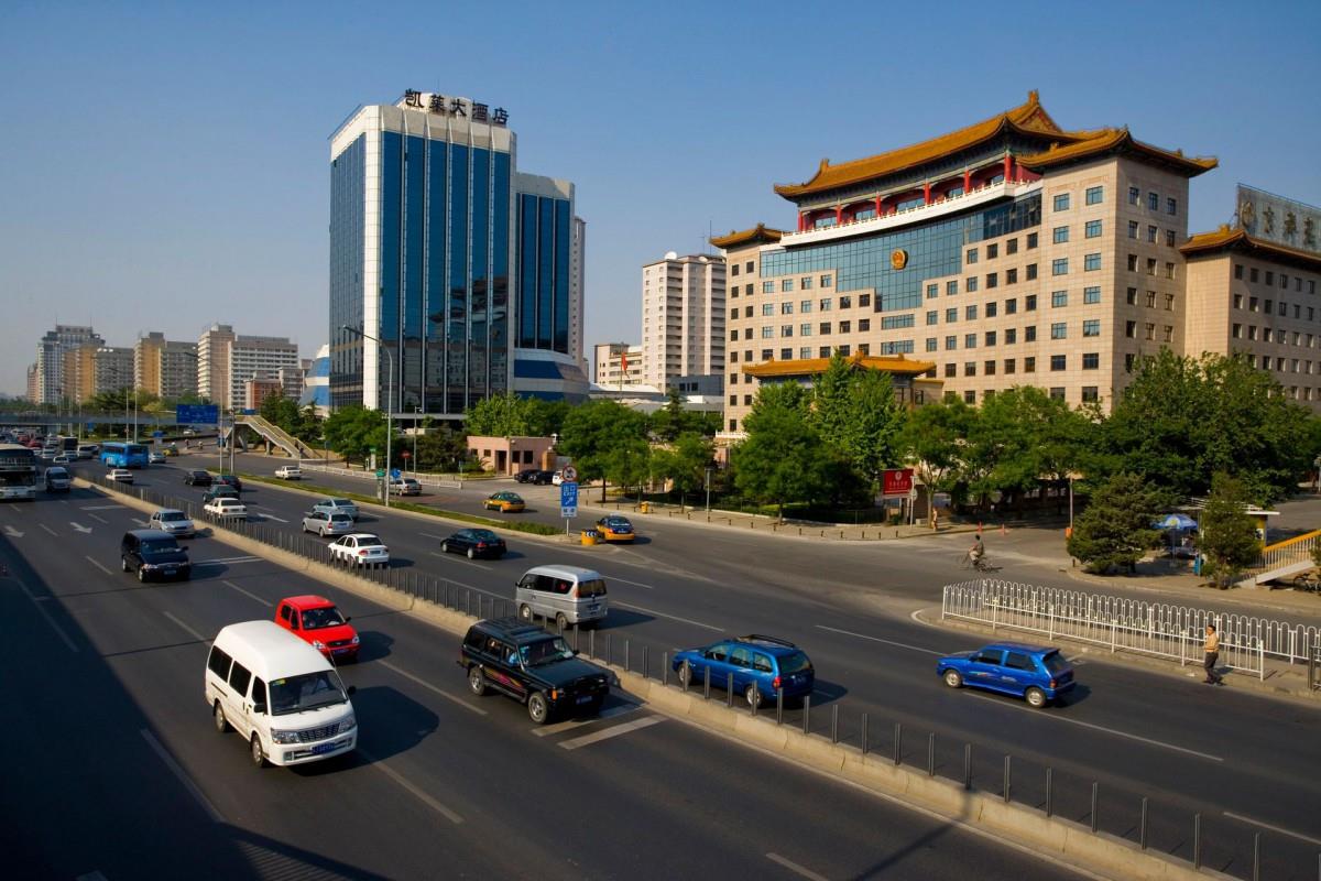 北京城市建筑风光(东二环)图片