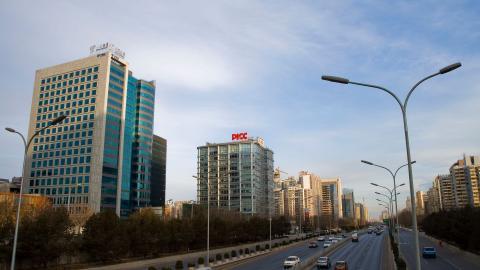 北京城市建筑风光(东二环)图片