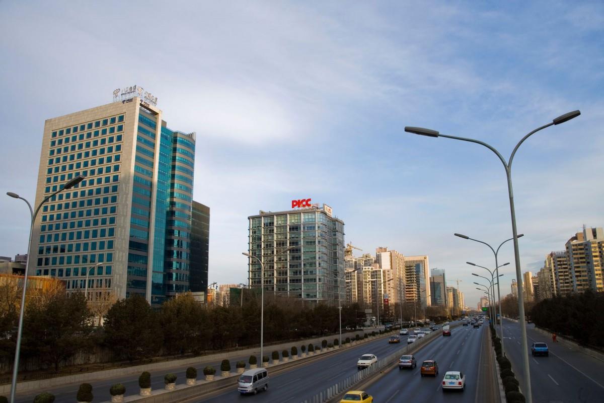 北京城市建筑风光(东二环)图片