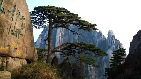黄山国家地质公园风景图片