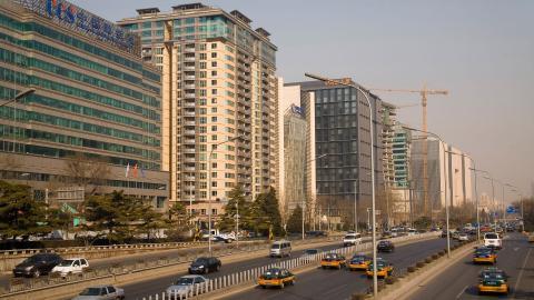 北京城市建筑风光(东二环)图片