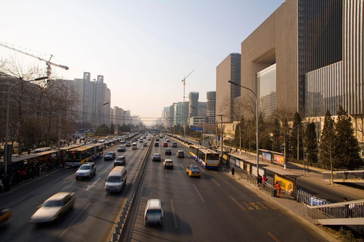 北京城市建筑风光(东二环)图片