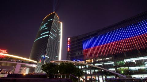 北京中关村美丽夜景