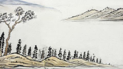 山水水墨画图片