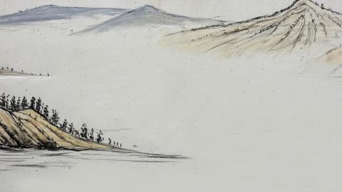 山水水墨画图片