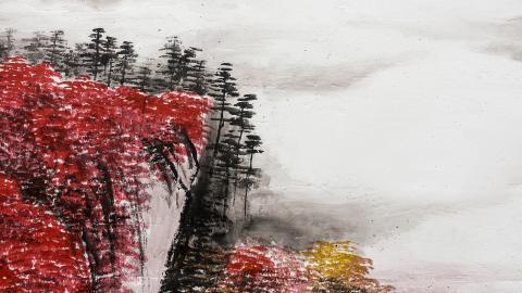 山水水墨画图片