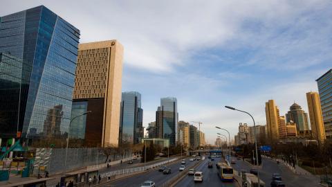 北京城市建筑风光(东二环)图片