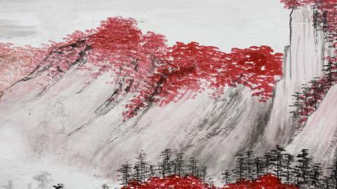 山水水墨画图片