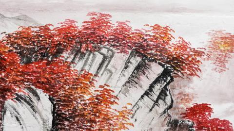 山水水墨画图片