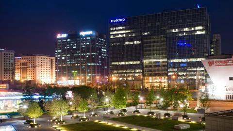 北京中关村美丽夜景