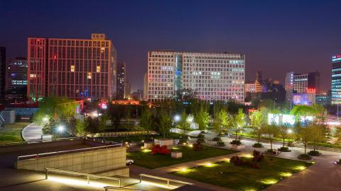 北京中关村美丽夜景