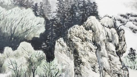 山水水墨画图片