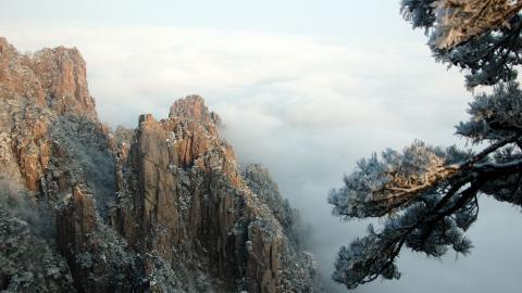 黄山国家地质公园风景图片