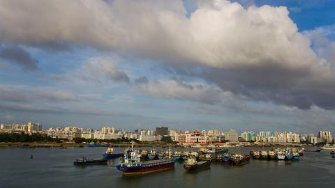 海南海口旅游城市风光图片
