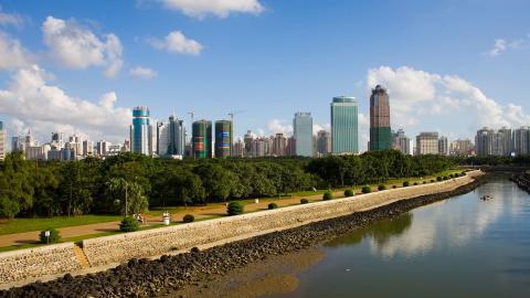 海南海口旅游城市风光图片