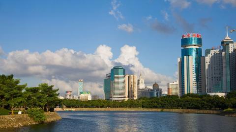 海南海口旅游城市风光图片