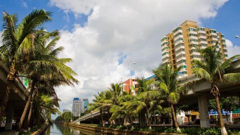 海南海口旅游城市风光图片