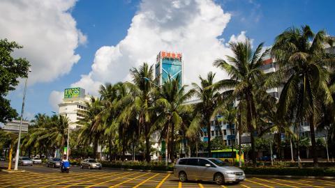 海南海口旅游城市风光图片