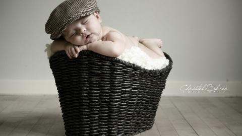 睡眠中宝宝高清图片