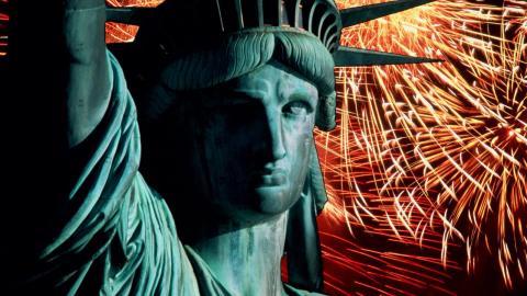 自由女神像高清图片