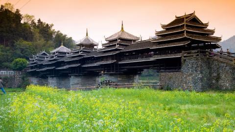 三江程阳风雨桥图片