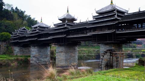 三江程阳风雨桥图片