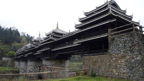 三江程阳风雨桥图片