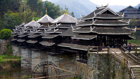 三江程阳风雨桥图片