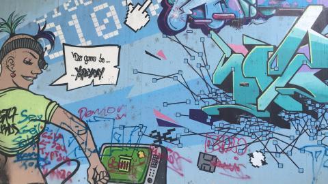 街头创意涂鸦图片