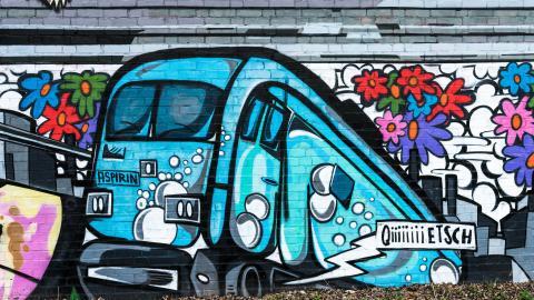 街头创意涂鸦图片