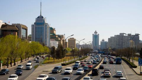 北京市西城区南部复兴门风景图片