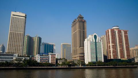 广州城市高楼风光图片