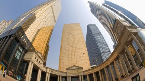 广州城市高楼风光图片